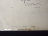 1923 WILLIAM GUTH GOUCHER COLLEGE TYPED SIGNED LETTER - EDWARD FILENE - J 5358