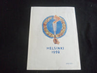 1952 URHEILUN KUVA-AITTA - OLYMPIA-NUMERO MAGAZINE-NO. 4- FINNISH TEXT - B 4077T