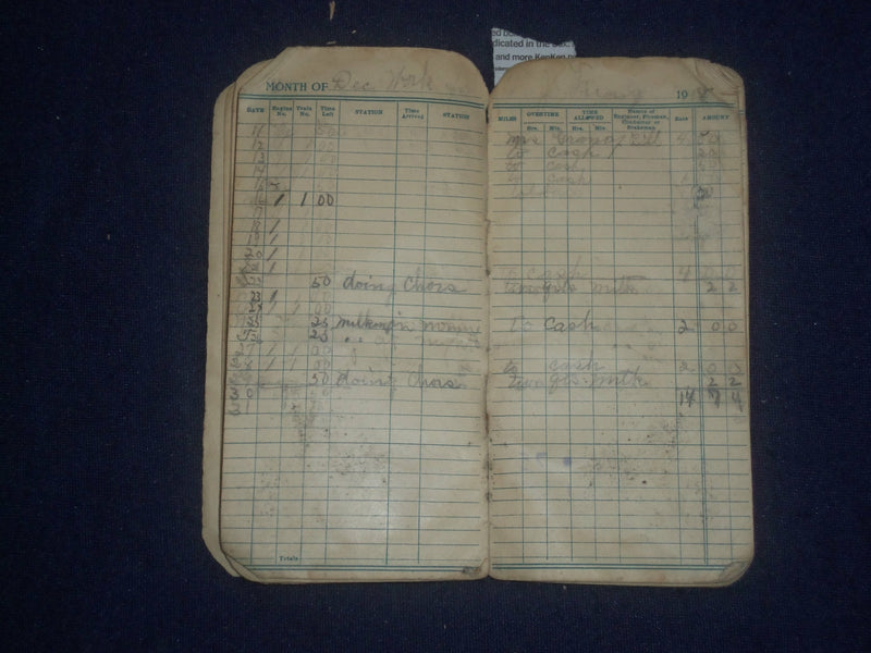 1910 CLEVELAND & WHITEHILL CO.-CATALOG & ACCOUNT BOOK - RR SPECIAL COAT - J 6445