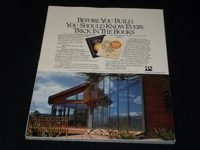 1987 MID-APRIL ARCHITECTURAL RECORD MAGAZINE - RECORD HOUSES FRONT COVER - E 961