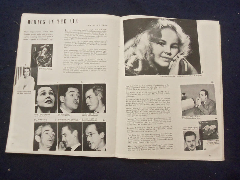 1937 DECEMBER 2 WOMAN'S DAY MAGAZINE - J 9783