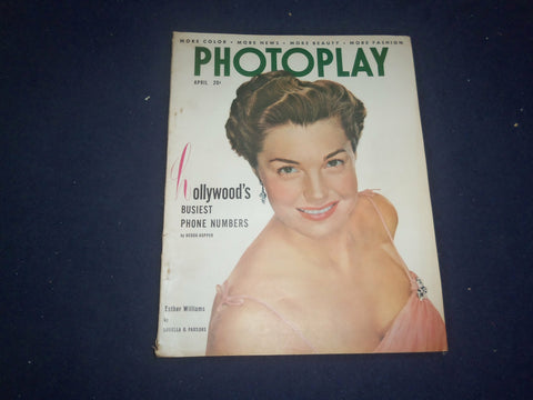 1951 APRIL PHOTOPLAY MAGAZINE - ESTHER WILLIAMS COVER - F 251W