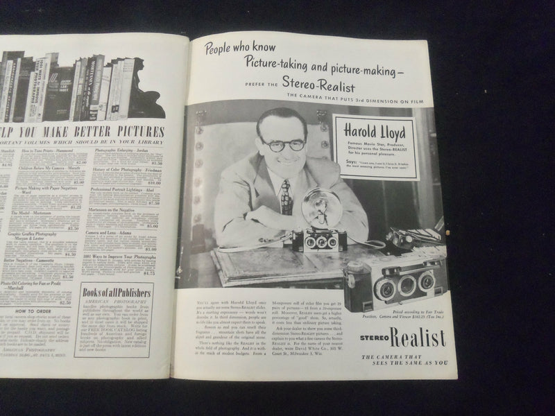 1950 JAN AMERICAN PHOTOGRAPHY MAGAZINE - GREAT COVER, PHOTOS & ADS - SP 4713P