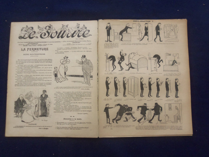 1908 FEB 22 LE SOURIRE MAGAZINE - ILLUSTRATED COMEDY - FRENCH TEXT - SP 4867H
