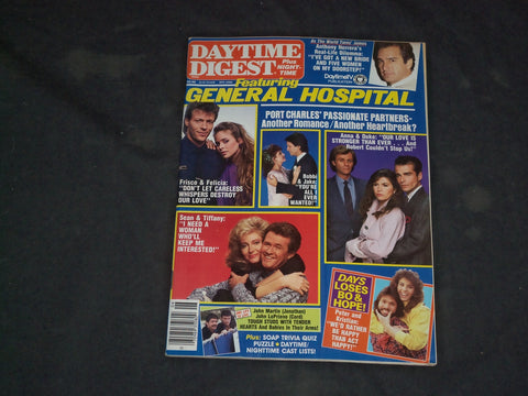 1987 JUNE DAYTIME DIGEST MAGAZINE - FEATURING GENERAL HOSPITAL - CW 1100