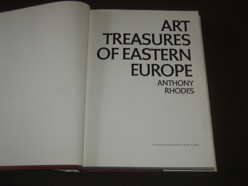1972 ART TREASURES OF EASTERN EUROPE BY ANTHONY RHODES BOOK - KD 4114