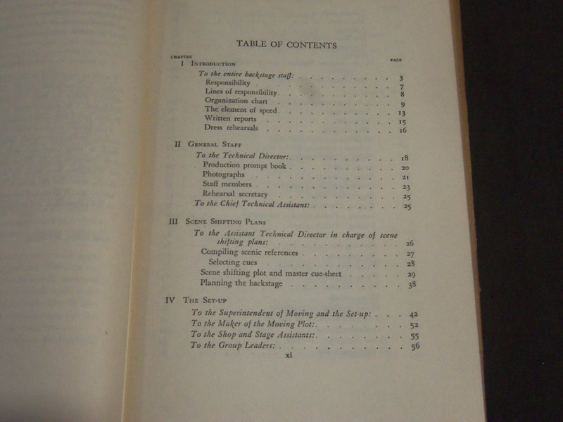 1937 HALSTEAD'S STAGE MANAGEMENT FOR THE AMATEUR THEATRE BY HALSTEAD - KD 4182