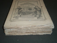 1862 LADIES' REPOSITORY LITERATURE & RELIGION MAGAZINE LOT OF 9 - WR 241E