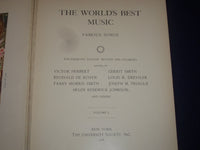 1906 WORLD'S BEST MUSIC INSTRUMENTAL VOLUME LOT OF 3 - ILLUSTRATIONS - KD 3068
