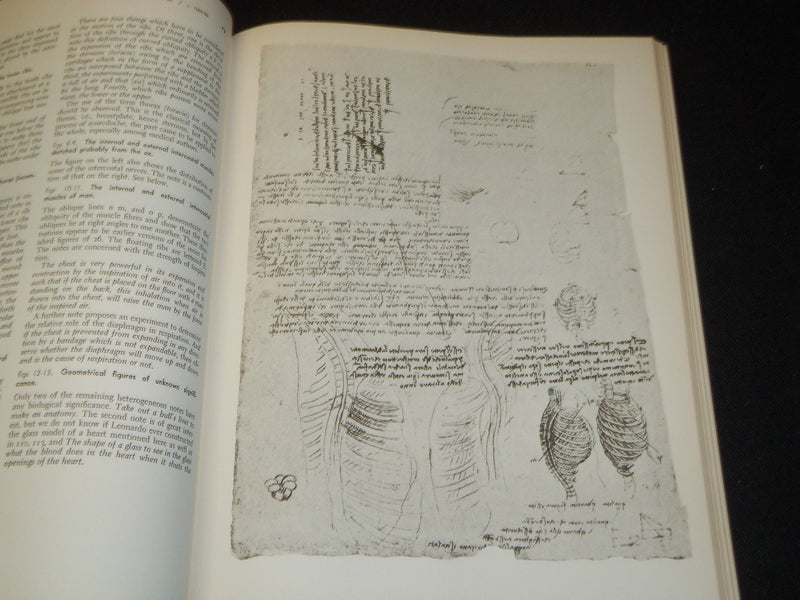 1952 LEONARDO DA VINCI ON THE HUMAN BODY BOOK BY CHARLES D. O'MALLEY - I 1756