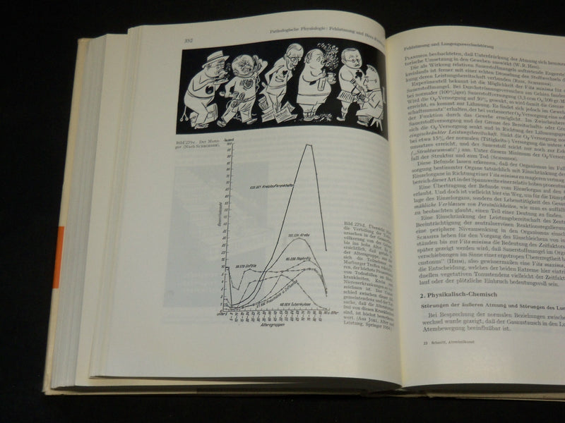 1956 ATEMHEILKUNST GERMAN HARDCOVER BOOK BY LUDWIG SCHMITT - KD 2767Z