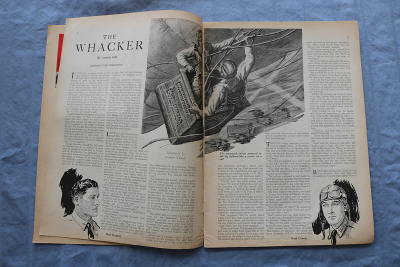 1937 OCTOBER THE OPEN ROAD FOR BOYS MAGAZINE - FUMBLES -THE WHACKER - ST 5510H