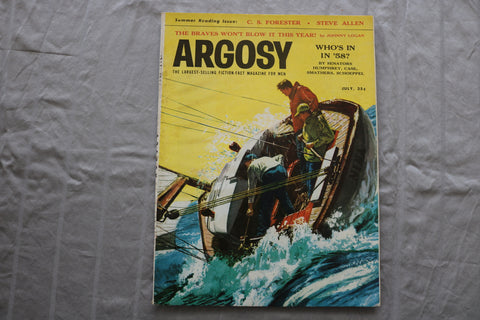 1957 JULY ARGOSY MAGAZINE - WHY'S IN IN '58? COVER - SP 6187C