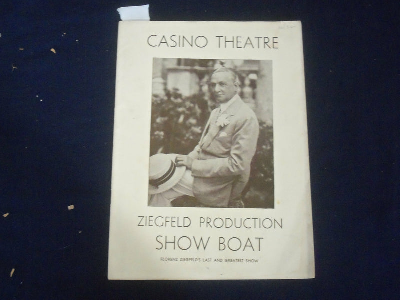 1932 OCTOBER 3 PLAYBILL PROGRAM - SHOW BOAT - HELEN MORGAN - J 6469