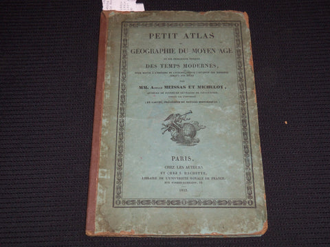 1842 PETIT ATLAS DE GEOGRAPHIE DU MOYEN AGE FRENCH ATLAS - GREAT MAPS - KD 7973