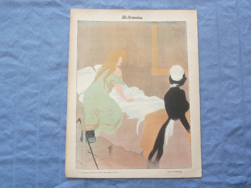 1900 FEB 3 LE SOURIRE MAGAZINE - ILLUSTRATED COMEDY - FRENCH TEXT - SP 4864D