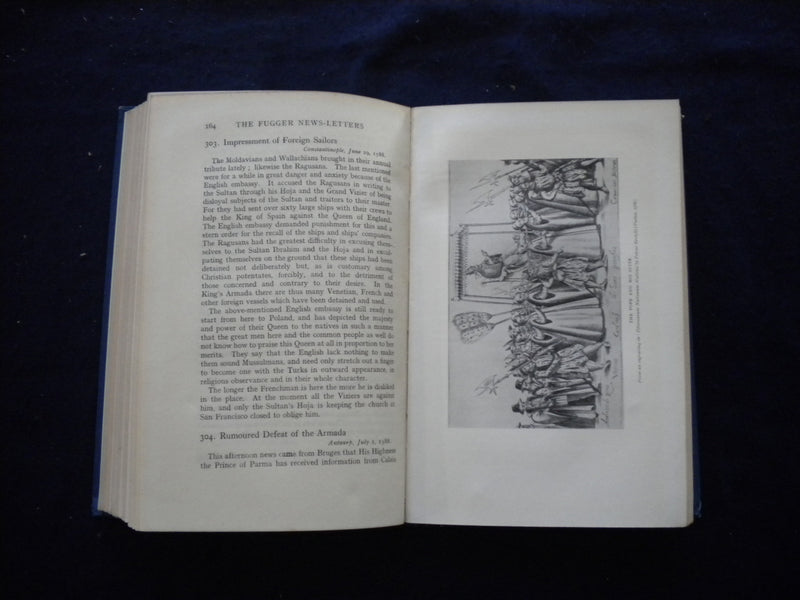 1926 THE FUGGER NEWS LETTERS 1568-1605 HARDCOVER BOOK - SECOND SERIES - KD 8023