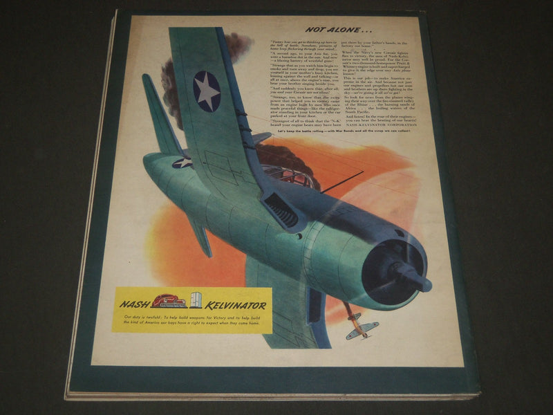 1943 MARCH FORTUNE MAGAZINE - GREAT COVER & ADS - F 124