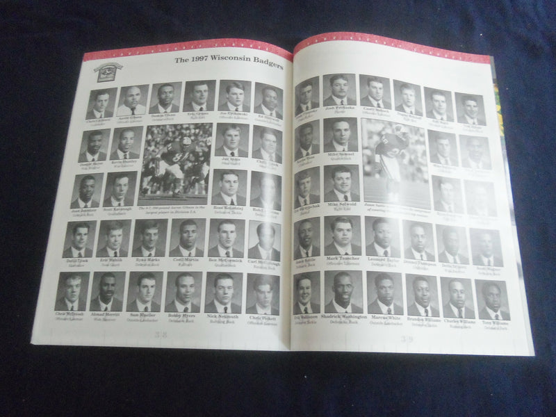1997 AUGUST 24 FOOTBALL PROGRAM - UNIV WISCONSIN VS SYRACUSE UNIV - SP 1217Y