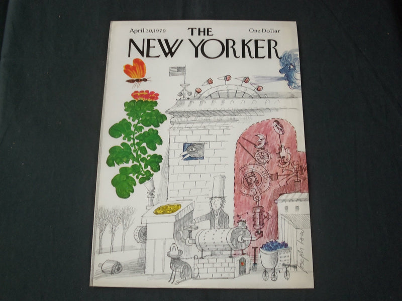 1979 APRIL 30 NEW YORKER MAGAZINE FRONT COVER ONLY - GREAT ART FOR FRAMING