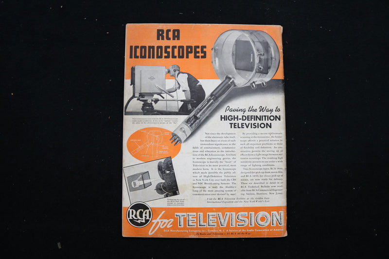 1939 MAY ELECTRONICS MAGAZINE - POWER FOR ALL THE RADIO SETS COVER - E 10921