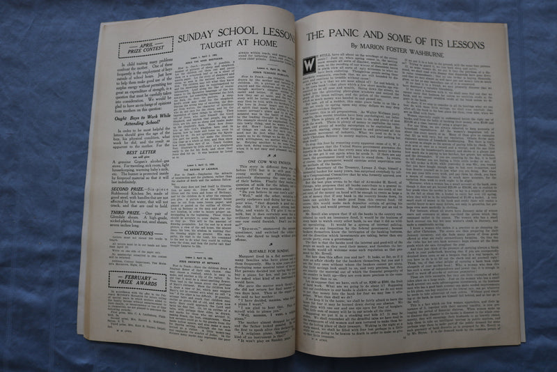1908 APRIL THE MOTHER'S MAGAZINE - GREAT ILLUSTRATIONS & STORIES - ST 1000A