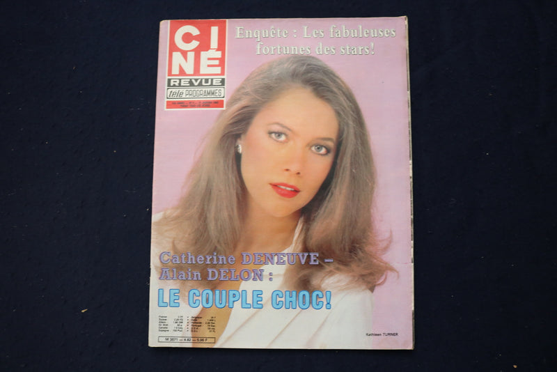 1982 JAN 21 CINE REVUE MAGAZINE - KATHLEEN TURNER-ROBERT REDFORD COVER - E 23530