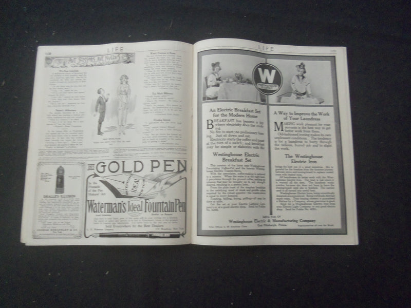 1914 JUNE 18 LIFE MAGAZINE - A MODERN REPRODUCTION OF AN ENGLISH ANTIQUE- L 759L