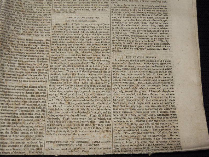 1835-1842 CHRISTIAN ADVOCATE AND JOURNAL NEWSPAPERS LOT OF 2 - NP 3879W