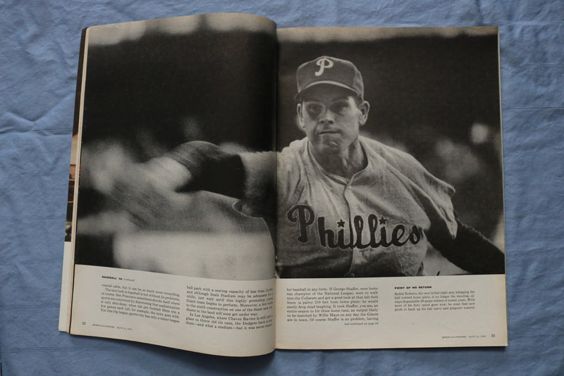1958 APRI 14 SPORTS ILLUSTRATED MAGAZINE - SPECIAL BASEBALL ISSUE - ST 5505Z