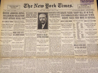 1930 JUNE 14 NEW YORK TIMES - SEGRAVE IS KILLED SETTING SPEED MARK - NT 1564