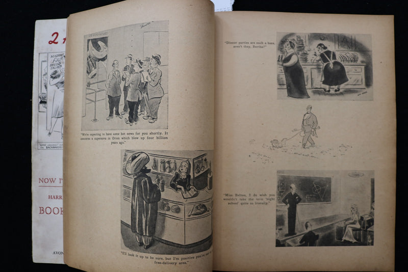 1945 COLLIER'S COLLECTS ITS WITS - CREAM OF THE CARTOONS SOFTCOVER BOOK - K 2871