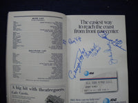 1991 CITY OF ANGELS PLAYBILL - 15 SIGNATURES ON THE COVER & INSIDE PAGES- J 8320