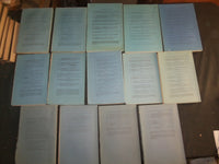1915-1938 UNIV OF ILLINOIS STUDIES IN THE SOCIAL SCIENCES - LOT OF 14 - WR 102F