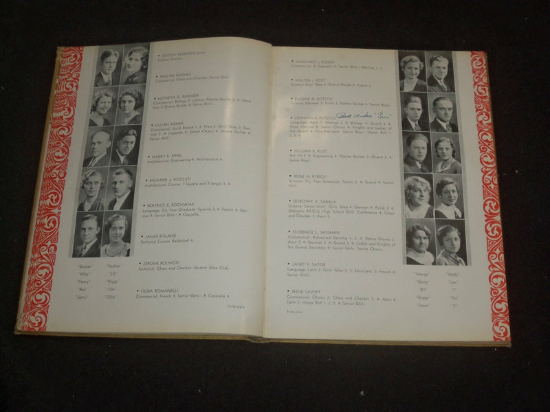 1933 SCHURZONE CARL SCHURZ SENIOR HIGH SCHOOL YEARBOOK - CHICAGO, IL - YB 1984