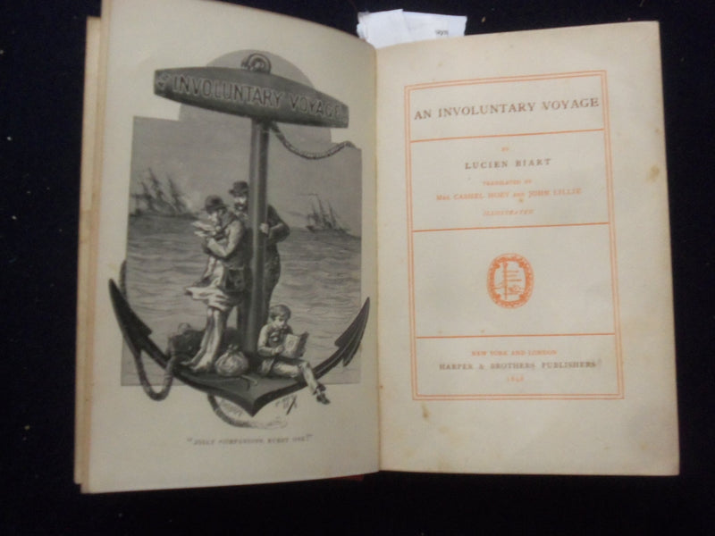 1898 AN INVOLUNTRY VOYAGE HARDCOVER BOOK BY LUCIEN BIART - KD 8443