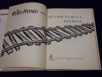 1956 PETER ARNO'S HELL OF A WAY TO RUN A RAILROAD FIRST PRINTING BOOK - KD 1877C