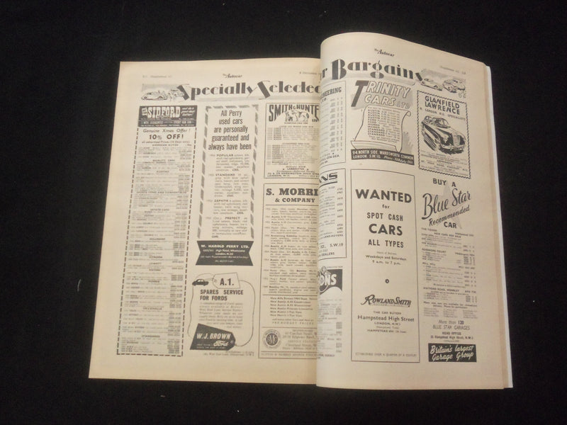 1955 DECEMBER 9 THE AUTOCAR MAGAZINE - STANDARD VANGUARD III - BRITISH - J 7835