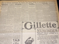 1919 DECEMBER 15 NEW YORK TIMES - WILSON WILL MAKE NO OFFER ON TREATY - NT 8542