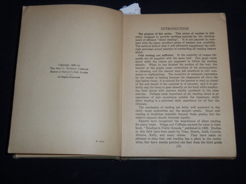 1920-1927 THE SILENT READERS LEWIS AND ROWLAND LOT OF 2 - KD 4351AB