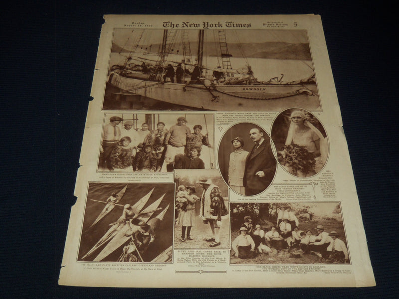 1925 AUGUST 16 NEW YORK TIMES PICTURE SECTION - THE BOWDOIN - NT 9487
