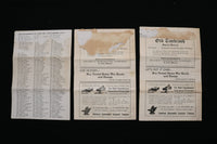 1943-1944 AMERICAN THEATRE PROGRAM - LOT OF 3 - ST. LOUIS - K 2815