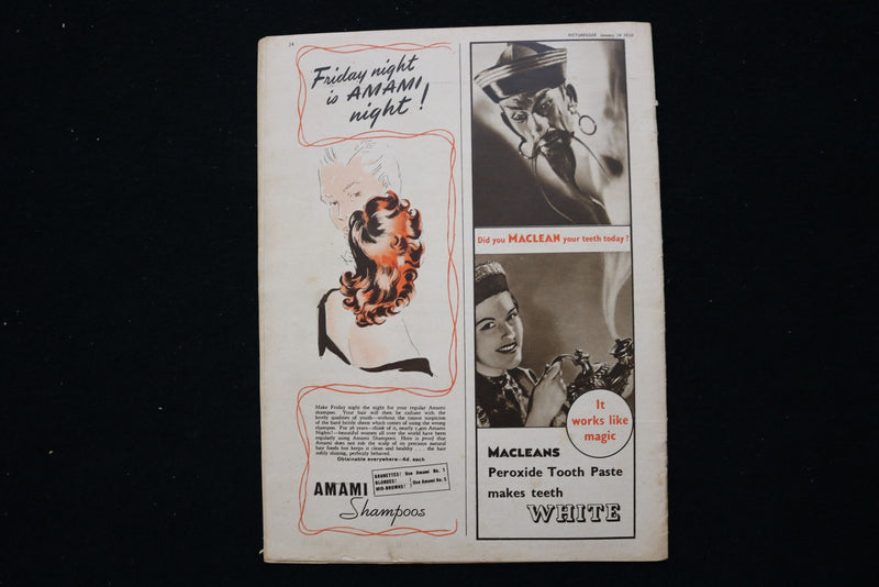 1950 JAN 14 PICTUREGOER MAGAZINE-VALENTINA CORTESA-SPENCER TRACY COVER - E 26026