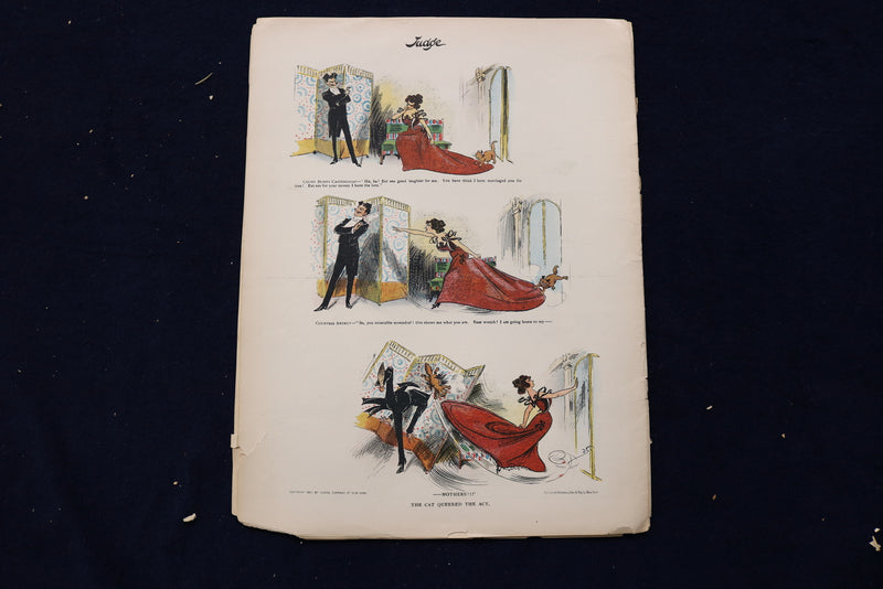 1901 MARCH 9 JUDGE MAGAZINE - INAUGURATION NUMBER - E 11590