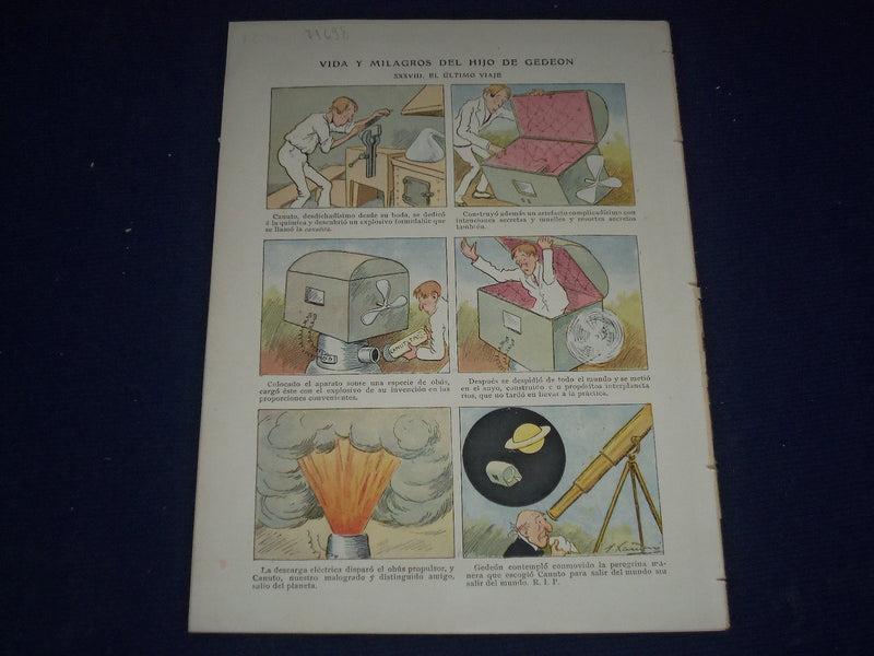 1908 SEPTEMBER 19 BLANCO Y NEGRO SPANISH MAGAZINE - ILLUSTRATIONS & ADS - J 1494