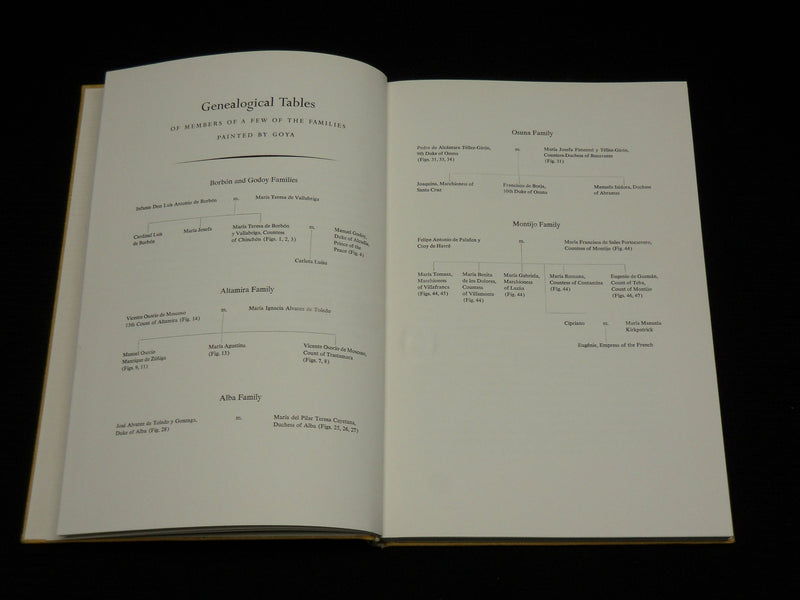 1964 GOYA AND HIS SISTERS HARDCOVER BOOK - 90 PLATES - KD 7503
