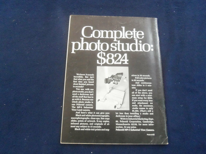1968 SPRING PHOTOGRAPHIC APPLICATIONS IN SCIENCE & TECHNOLOGY MAGAZINE -SP 4714N