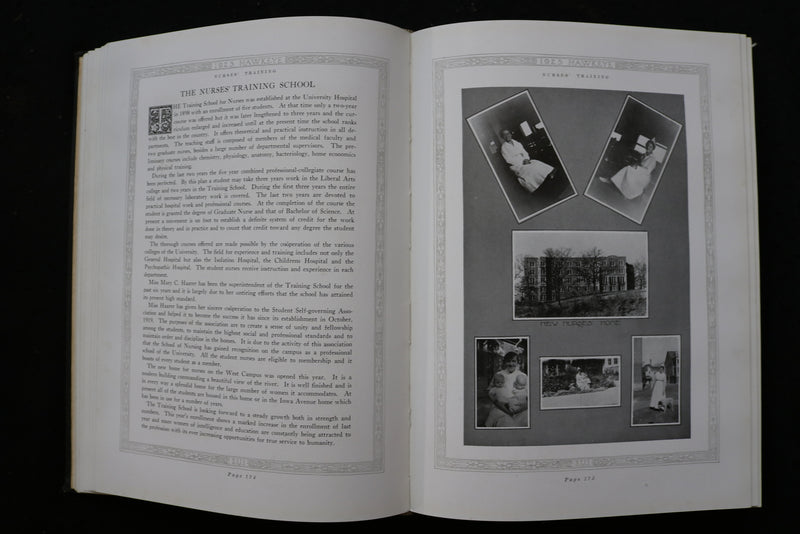1923 THE HAWKEYE UNIVERSITY OF IOWA YEARBOOK - IOWA CITY, IOWA - YB 3538