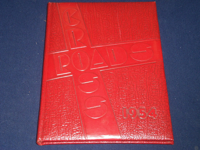 1954 CROSS ROADS BERGENFIELD HIGH SCHOOL YEARBOOK - NEW JERSEY - YB 466E
