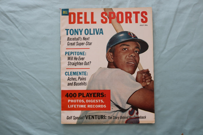 1966 JULY DELL SPORTS MAGAZINE - TONY OLIVA COVER - E 26733